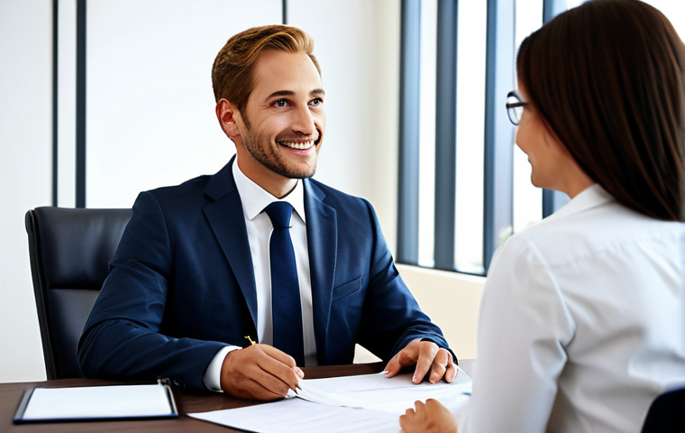 Financial Advisor Meeting**

"A professional financial advisor, fully clothed in modest business attire, sitting at a desk in a modern office setting, meeting with a client couple, discussing investment plans. Safe for work, appropriate content, professional, perfect anatomy, correct proportions, well-formed hands, family-friendly atmosphere, bright and welcoming environment."

**
